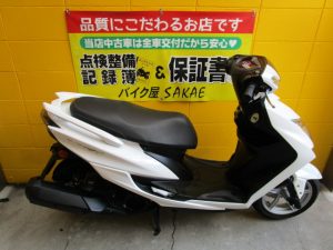 神戸ヤマハ シグナスｘ１２５中古車入庫 バイク屋神戸 神戸バイクショップ バイク屋sakaeブログ